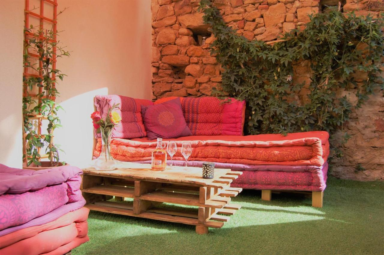 La Bucolique, Chambres Et Jardin D'Hotes Sabran Exterior foto